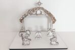 Belén de navidad con figuras 3d en regalos personalizados con laser