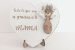 Corazón decorativo para el día de la madre