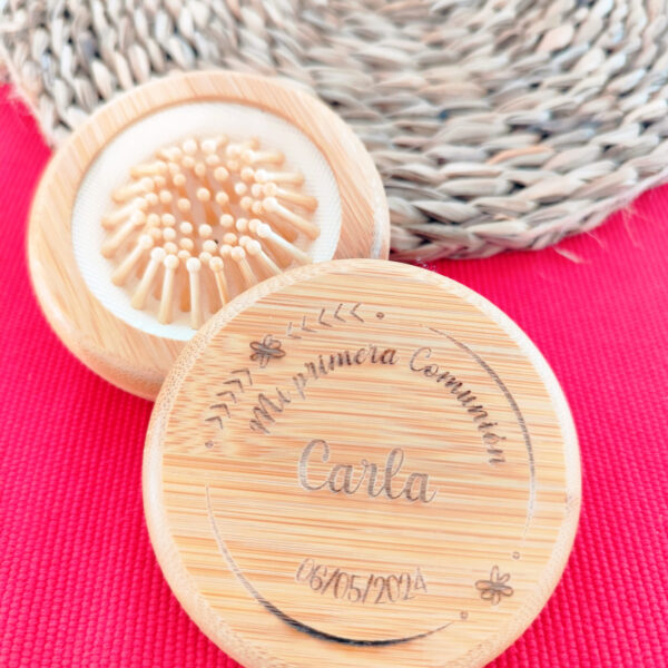Set de espejo con peine personalizado